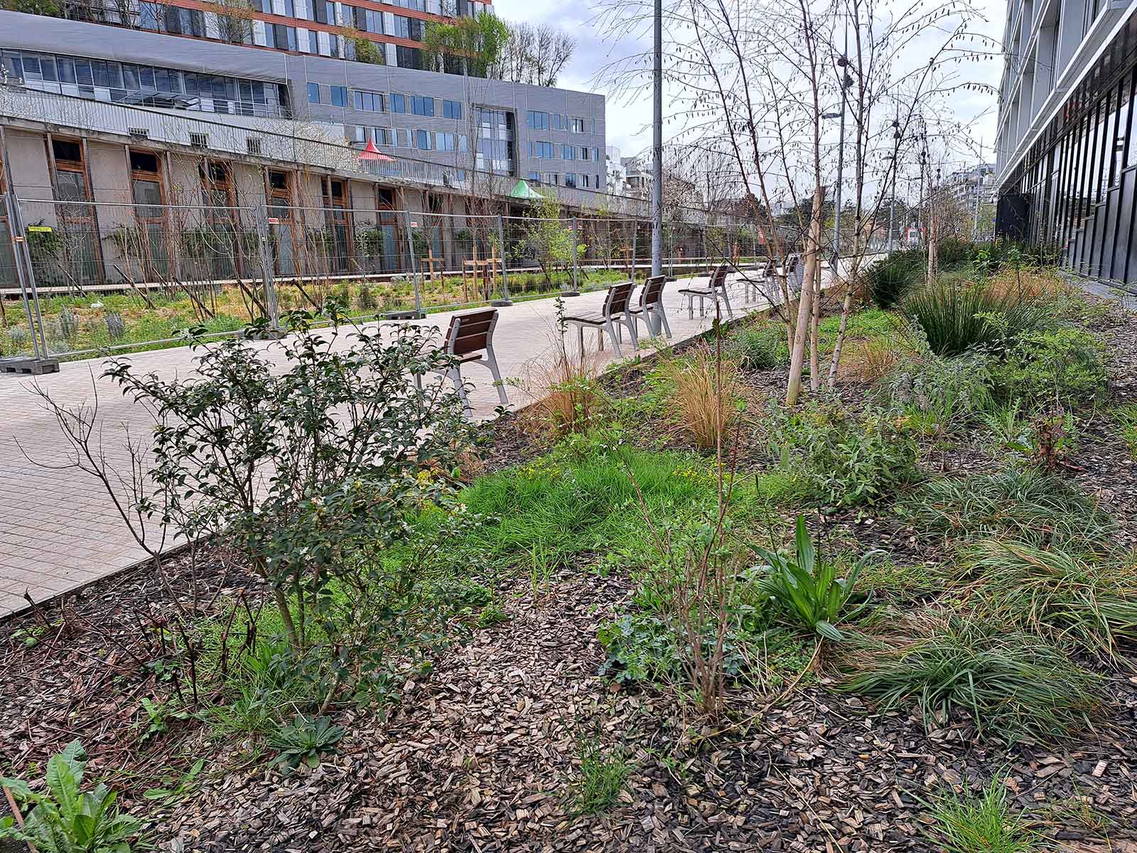 Voliges en acier corten pour le projet Métal 57