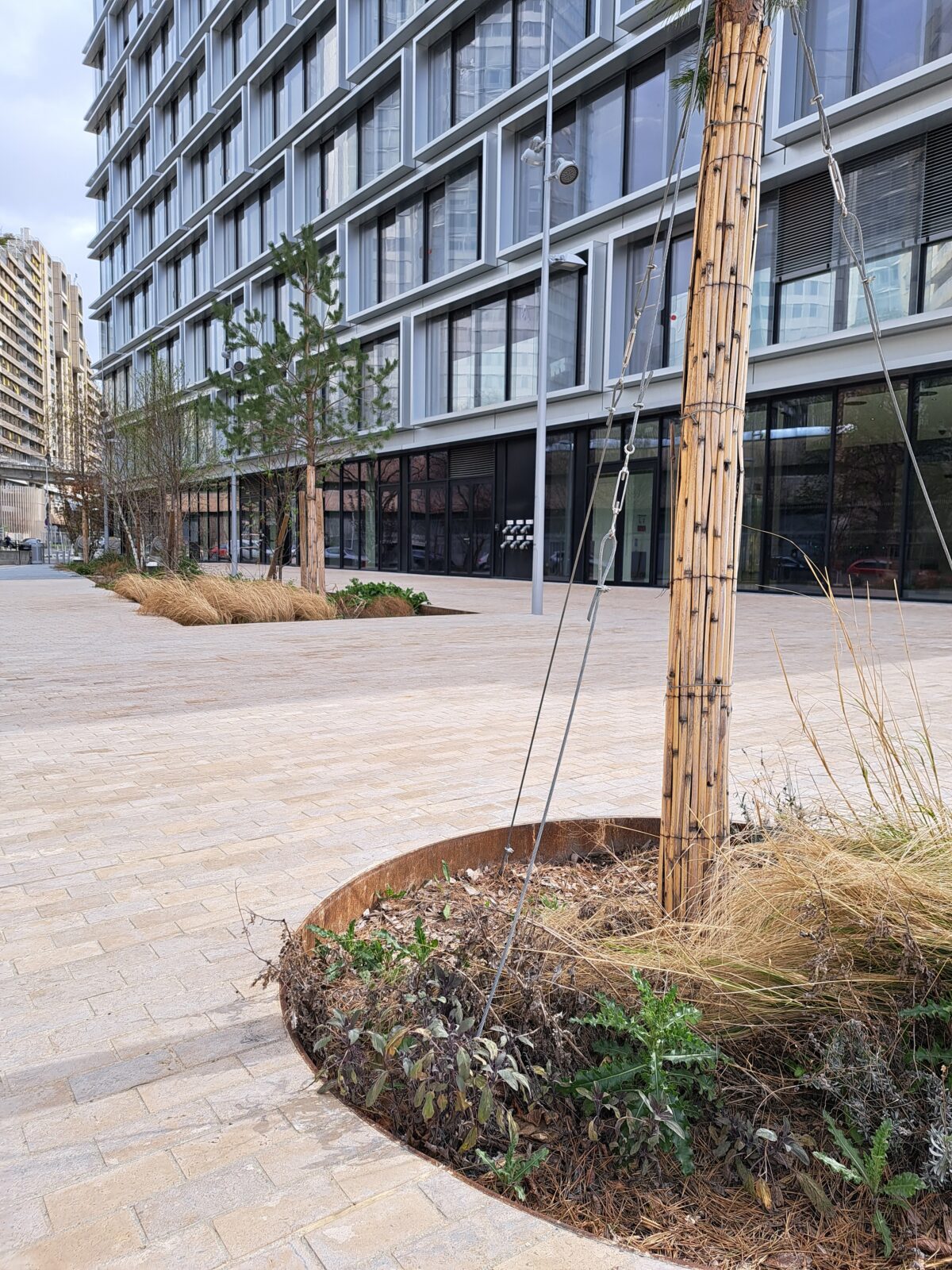 Voliges en acier corten pour le projet Métal 57