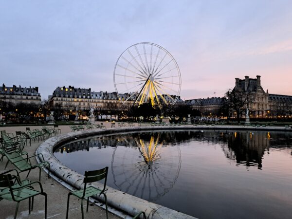 Des solutions métalliques d'aménagement du paysage urbain au jardin des Tuileries