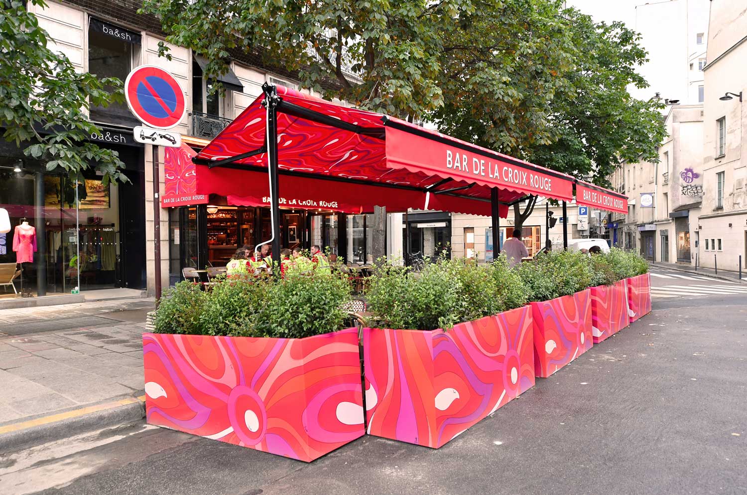 Jardinières avec l’imprimé Marmo d’Emilio Pucci - Fabrication et personnalisation Licce