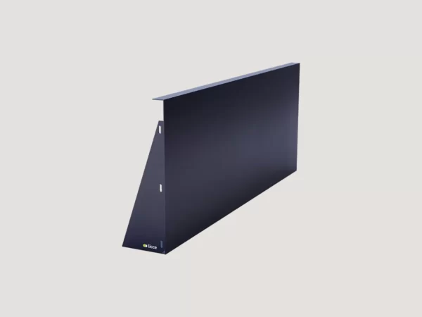 Costières droites Modulys module rectiligne acier pour jardinières modulaires lignes droites