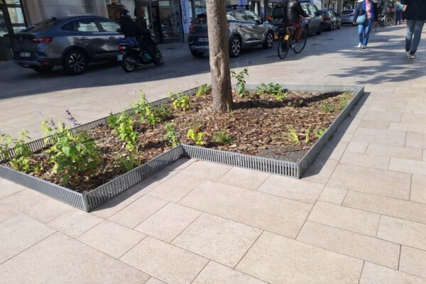 voliges ajourées / acier thermolaqué